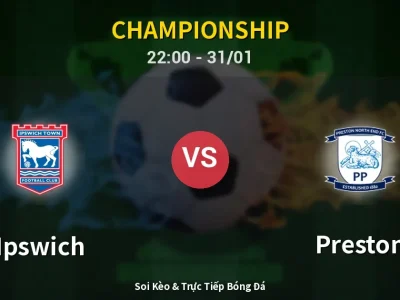 Soi Kèo Ipswich vs Preston – 22:00 31/01 | Nhận Định, Dự Đoán Tỷ Số