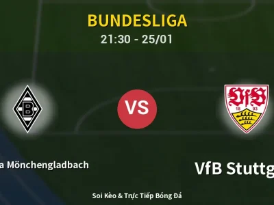🔴 Trực Tiếp: Borussia Mönchengladbach 0-0 VfB Stuttgart – Link Xem Bundesliga (Full HD)