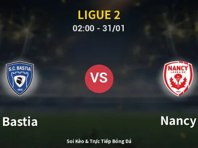 Kết Quả: Bastia 0-0 Nancy – Highlight & Bàn Thắng | Ligue 2