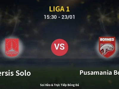 Kết Quả: Persis Solo 0-1 Pusamania Borneo – Highlight & Bàn Thắng | Liga 1