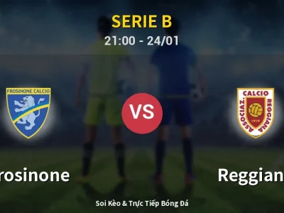Soi Kèo Frosinone vs Reggiana – 21:00 24/01 | Nhận Định, Dự Đoán Tỷ Số