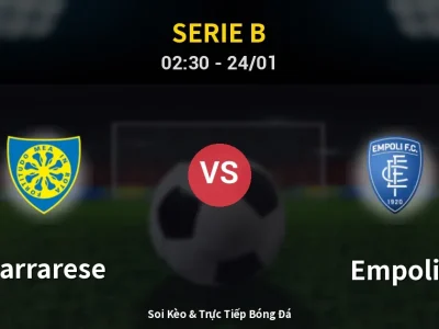 Kết Quả: Carrarese 3-0 Empoli – Highlight & Bàn Thắng | Serie B