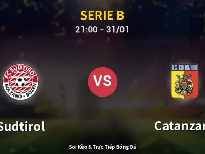 🔴 Trực Tiếp: Sudtirol 2-1 Catanzaro – Link Xem Serie B (Full HD)