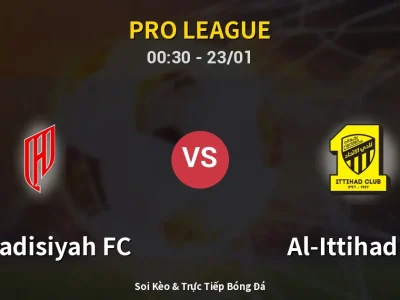 Kết Quả: Al-Qadisiyah FC 2-1 Al-Ittihad FC – Highlight & Bàn Thắng | Pro League