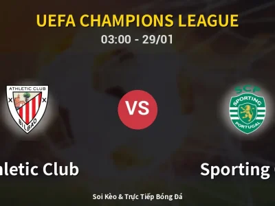 Kết Quả: Athletic Club 2-3 Sporting CP – Highlight & Bàn Thắng | UEFA Champions League