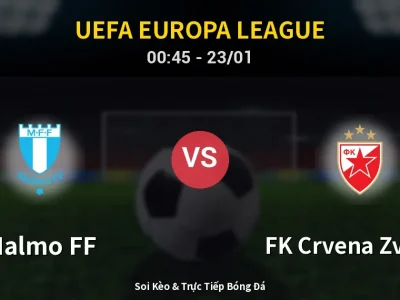 Kết Quả: Malmo FF 0-1 FK Crvena Zvezda – Highlight & Bàn Thắng | UEFA Europa League