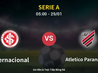 Kết Quả: Internacional 0-1 Atletico Paranaense – Highlight & Bàn Thắng | Serie A