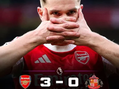 Arsenal 3-0 Sunderland: Gyokeres Lập Cú Đúp, Pháo Thủ Bỏ Xa Man City 9 Điểm