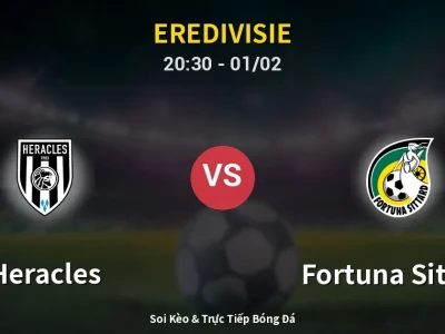 🔴 Trực Tiếp: Heracles 0-0 Fortuna Sittard – Link Xem Eredivisie (Full HD)