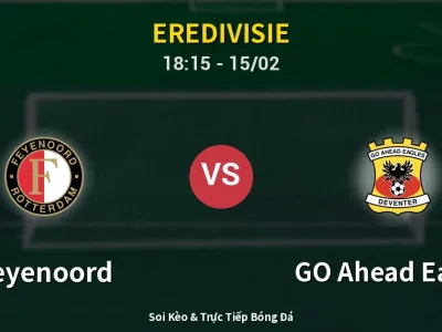 Kết Quả: Feyenoord 1-0 GO Ahead Eagles – Highlight & Bàn Thắng | Eredivisie