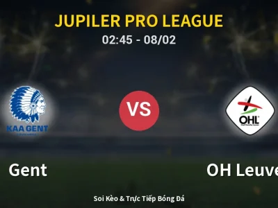Kết Quả: Gent 1-3 OH Leuven – Highlight & Bàn Thắng | Jupiler Pro League