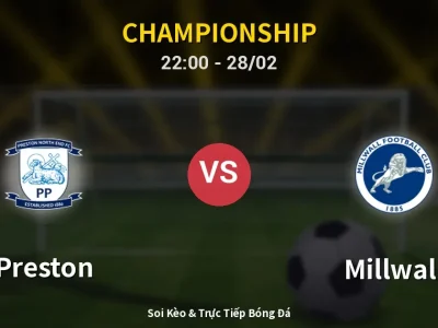 Soi Kèo Preston vs Millwall – 22:00 28/02 | Nhận Định, Dự Đoán Tỷ Số