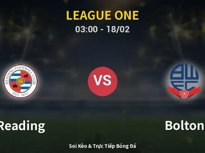 Kết Quả: Reading 1-1 Bolton – Highlight & Bàn Thắng | League One