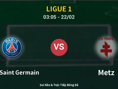 Kết Quả: Paris Saint Germain 3-0 Metz – Highlight & Bàn Thắng | Ligue 1
