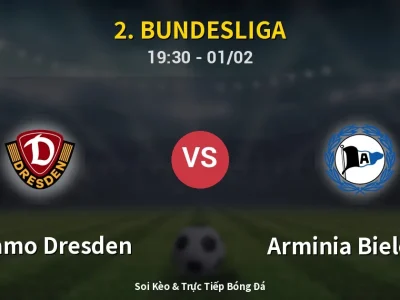 🔴 Trực Tiếp: Dynamo Dresden 1-0 Arminia Bielefeld – Link Xem 2. Bundesliga (Full HD)