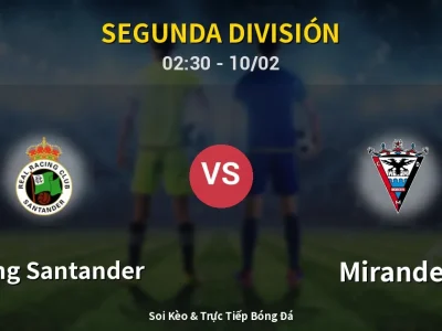 Kết Quả: Racing Santander 1-0 Mirandes – Highlight & Bàn Thắng | Segunda División