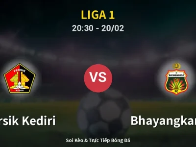 🔴 Trực Tiếp: Persik Kediri 3-3 Bhayangkara FC – Link Xem Liga 1 (Full HD)