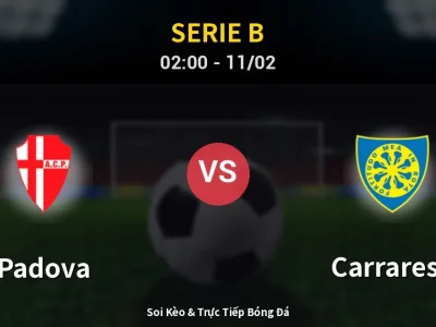 Kết Quả: Padova 1-0 Carrarese – Highlight & Bàn Thắng | Serie B