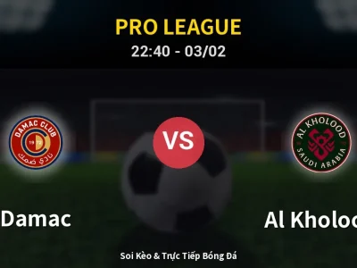 🔴 Trực Tiếp: Damac 0-0 Al Kholood – Link Xem Pro League (Full HD)