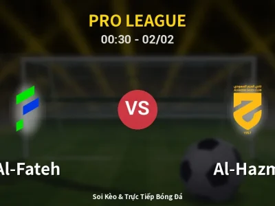 Kết Quả: Al-Fateh 1-1 Al-Hazm – Highlight & Bàn Thắng | Pro League