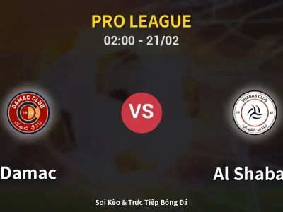 Kết Quả: Damac 1-3 Al Shabab – Highlight & Bàn Thắng | Pro League