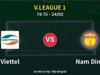 Kết Quả: Viettel 1-0 Nam Dinh – Highlight & Bàn Thắng | V.League 1