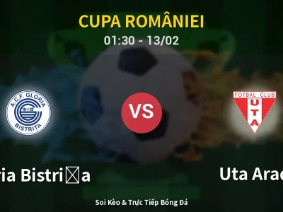 Kết Quả: Gloria Bistriţa 1-0 Uta Arad – Highlight & Bàn Thắng | Cupa României