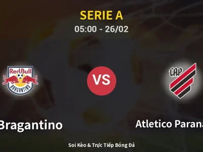 Kết Quả: RB Bragantino 1-1 Atletico Paranaense – Highlight & Bàn Thắng | Serie A