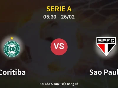 Kết Quả: Coritiba 0-1 Sao Paulo – Highlight & Bàn Thắng | Serie A