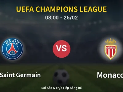Kết Quả: Paris Saint Germain 2-2 Monaco – Highlight & Bàn Thắng | UEFA Champions League