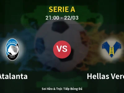 Soi Kèo Atalanta vs Hellas Verona – 21:00 22/03 | Nhận Định, Dự Đoán Tỷ Số