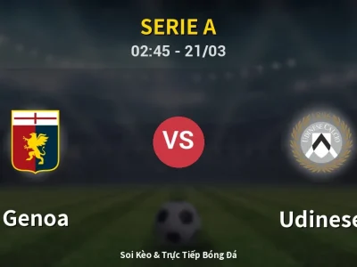 Kết Quả: Genoa 0-2 Udinese – Highlight & Bàn Thắng | Serie A