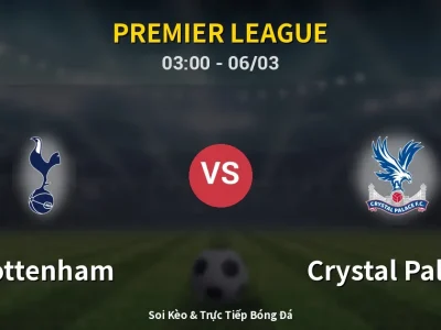 Kết Quả: Tottenham 1-3 Crystal Palace – Highlight & Bàn Thắng | Premier League