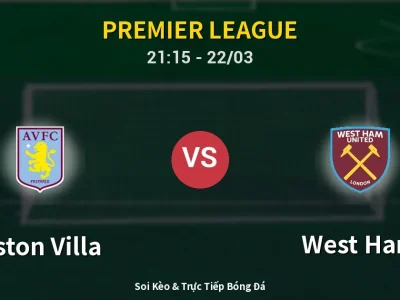 Soi Kèo Aston Villa vs West Ham – 21:15 22/03 | Nhận Định, Dự Đoán Tỷ Số