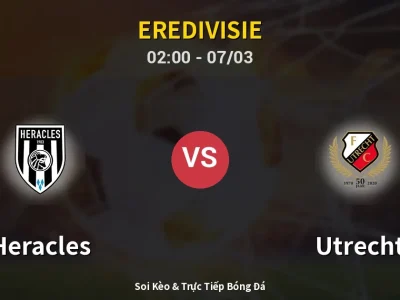 Kết Quả: Heracles 0-0 Utrecht – Highlight & Bàn Thắng | Eredivisie