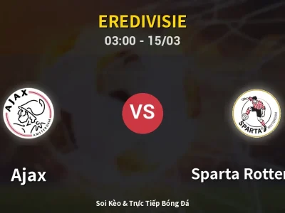 Kết Quả: Ajax 4-0 Sparta Rotterdam – Highlight & Bàn Thắng | Eredivisie