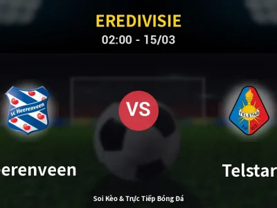 Kết Quả: Heerenveen 3-0 Telstar – Highlight & Bàn Thắng | Eredivisie