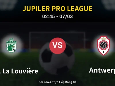 Kết Quả: RAAL La Louvière 0-0 Antwerp – Highlight & Bàn Thắng | Jupiler Pro League
