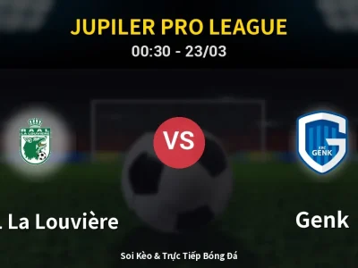 Kết Quả: RAAL La Louvière 5-5 Genk – Highlight & Bàn Thắng | Jupiler Pro League