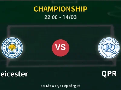 🔴 Trực Tiếp: Leicester 1-0 QPR – Link Xem Championship (Full HD)