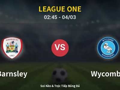 Kết Quả: Barnsley 0-1 Wycombe – Highlight & Bàn Thắng | League One