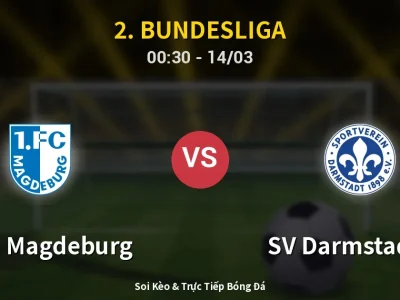 Kết Quả: 1. FC Magdeburg 1-1 SV Darmstadt 98 – Highlight & Bàn Thắng | 2. Bundesliga