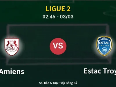 Kết Quả: Amiens 0-2 Estac Troyes – Highlight & Bàn Thắng | Ligue 2