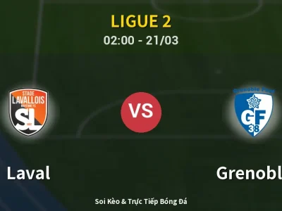 Kết Quả: Laval 3-2 Grenoble – Highlight & Bàn Thắng | Ligue 2