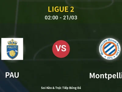 Kết Quả: PAU 0-0 Montpellier – Highlight & Bàn Thắng | Ligue 2