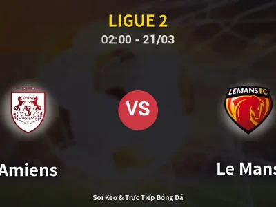 Kết Quả: Amiens 3-4 Le Mans – Highlight & Bàn Thắng | Ligue 2