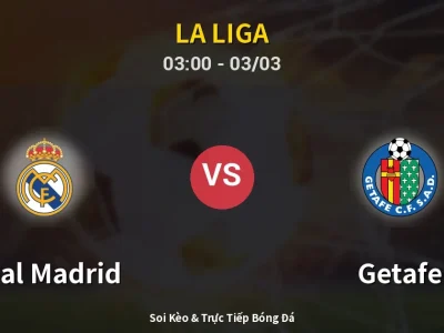 Kết Quả: Real Madrid 0-1 Getafe – Highlight & Bàn Thắng | La Liga