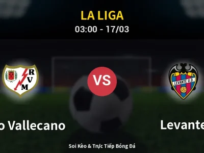 Kết Quả: Rayo Vallecano 1-1 Levante – Highlight & Bàn Thắng | La Liga