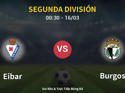 Kết Quả: Eibar 0-0 Burgos – Highlight & Bàn Thắng | Segunda División