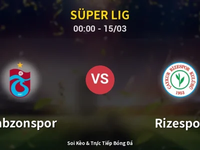 Kết Quả: Trabzonspor 1-0 Rizespor – Highlight & Bàn Thắng | Süper Lig